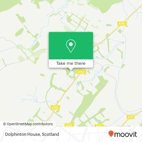 Dolphinton House map