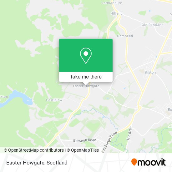 Easter Howgate map