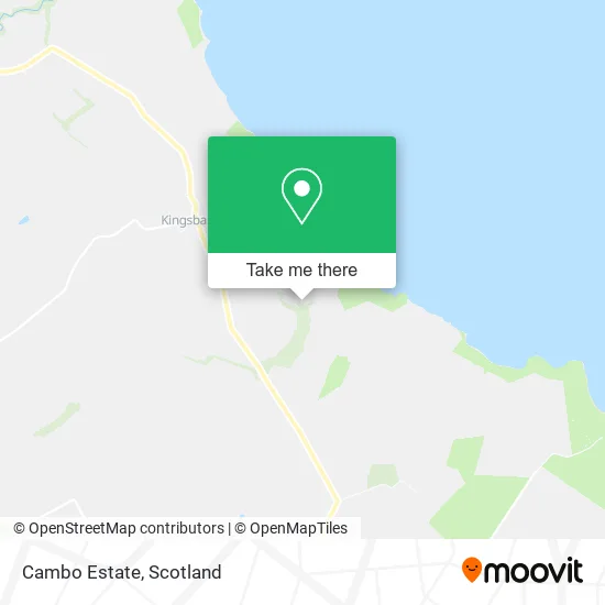 Cambo Estate map