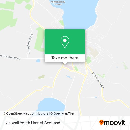 Kirkwall Youth Hostel map