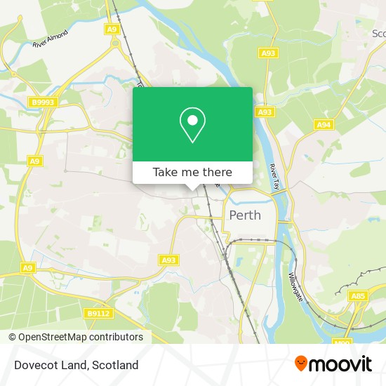 Dovecot Land map