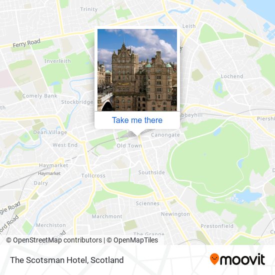 The Scotsman Hotel map