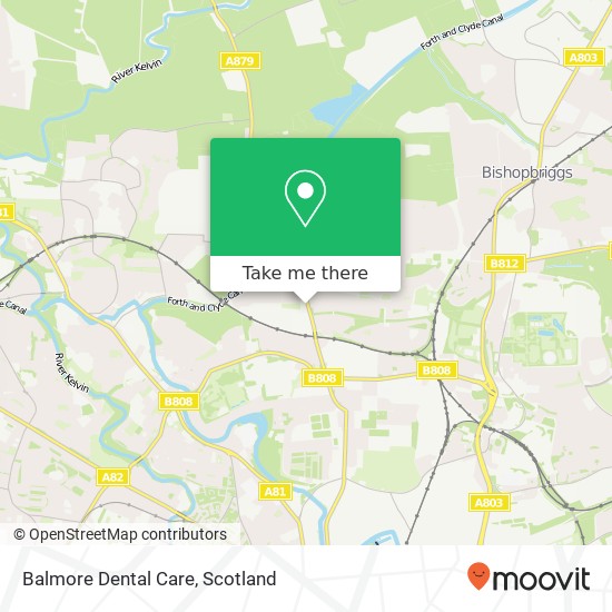 Balmore Dental Care map