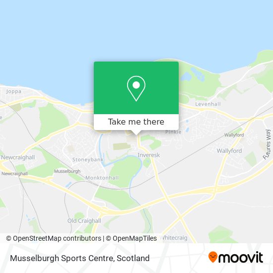 Musselburgh Sports Centre map