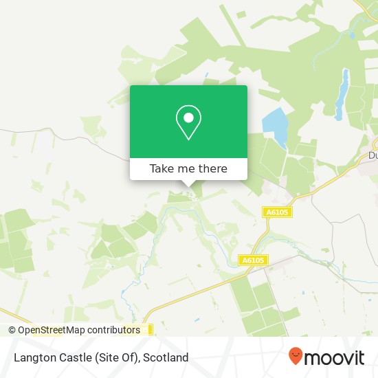 Langton Castle (Site Of) map