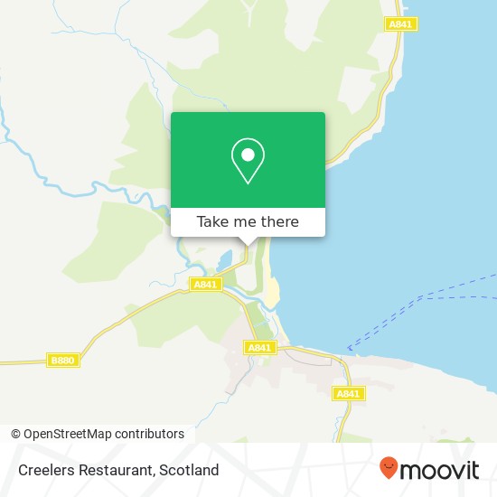 Creelers Restaurant map