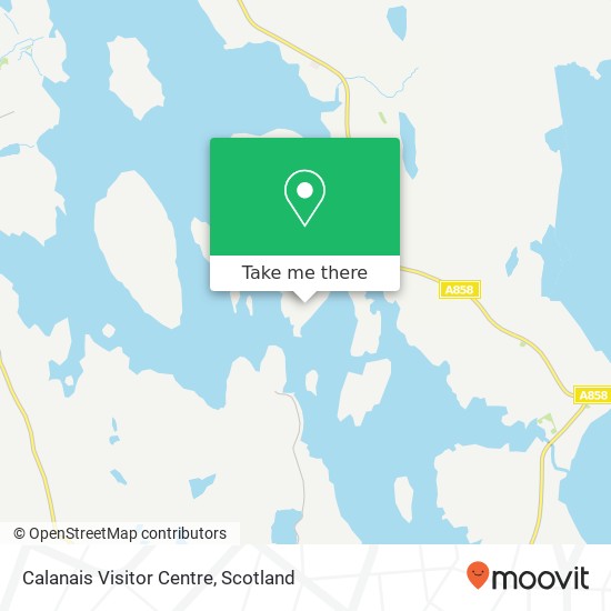 Calanais Visitor Centre map