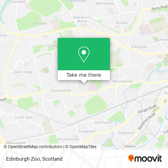 Edinburgh Zoo map