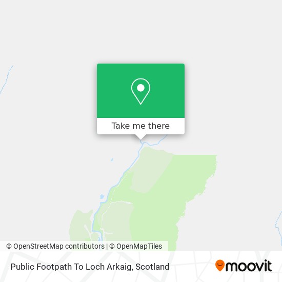 Public Footpath To Loch Arkaig map