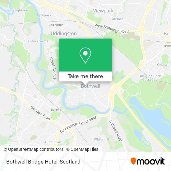 Bothwell Bridge Hotel map