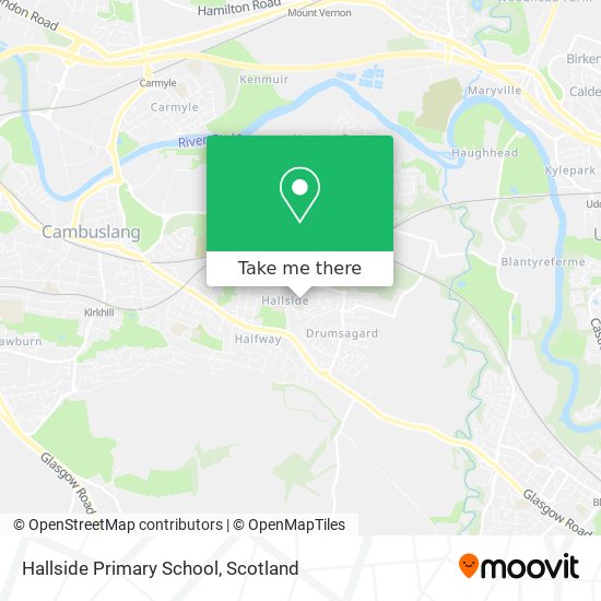 Hallside Primary School map