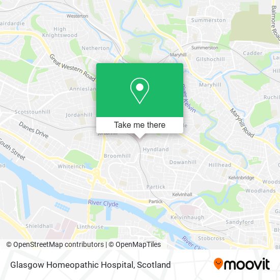 Glasgow Homeopathic Hospital map