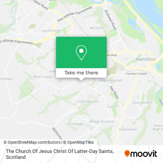 The Church Of Jesus Christ Of Latter-Day Saints map