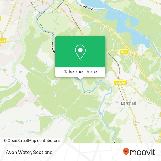 Avon Water map