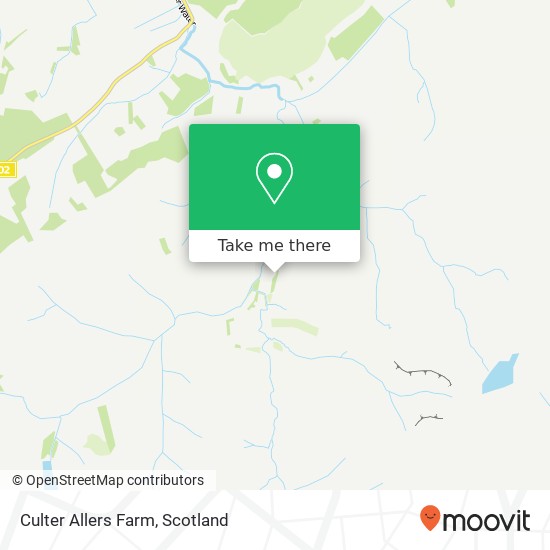 Culter Allers Farm map