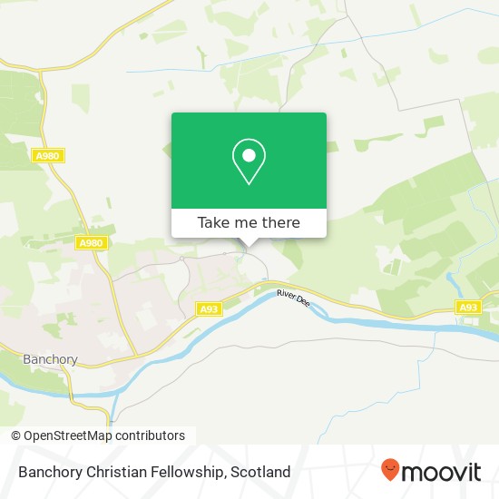 Banchory Christian Fellowship map