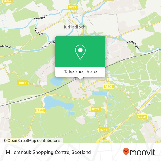 Millersneuk Shopping Centre map