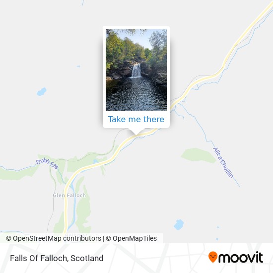 Falls Of Falloch map