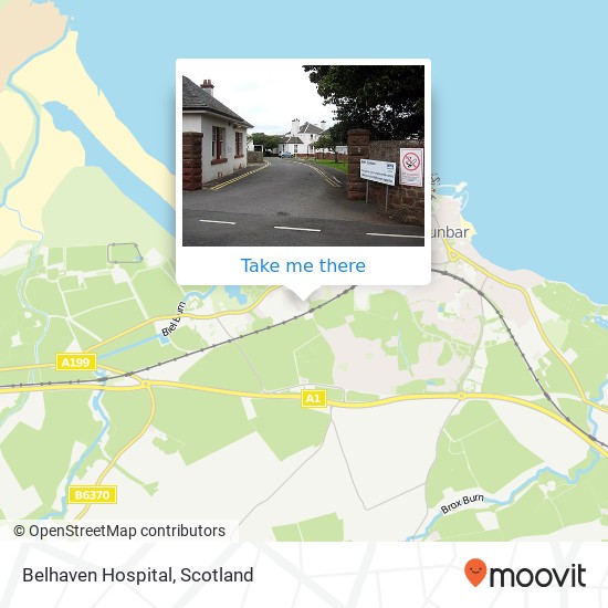 Belhaven Hospital map