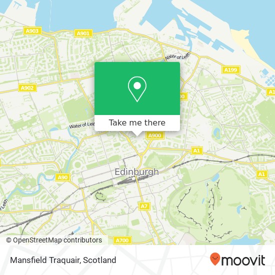 Mansfield Traquair map