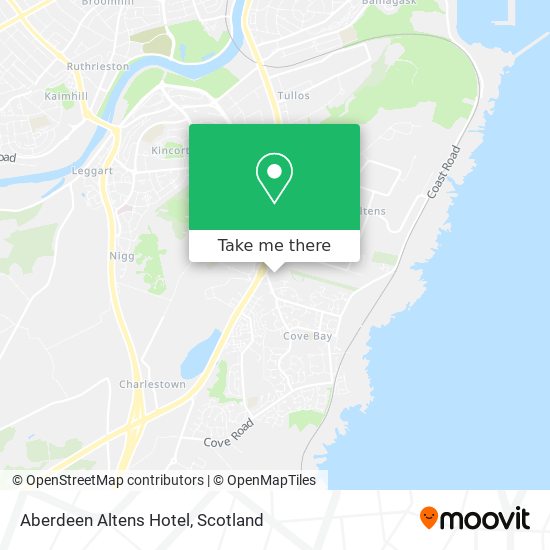 Aberdeen Altens Hotel map