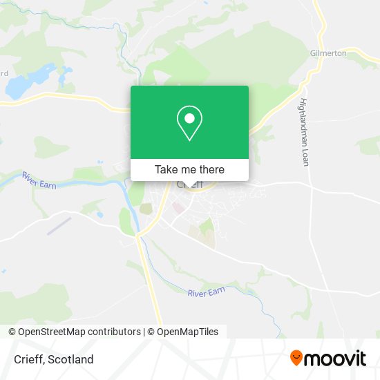 Crieff map