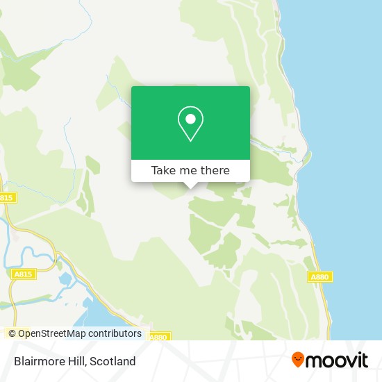 Blairmore Hill map