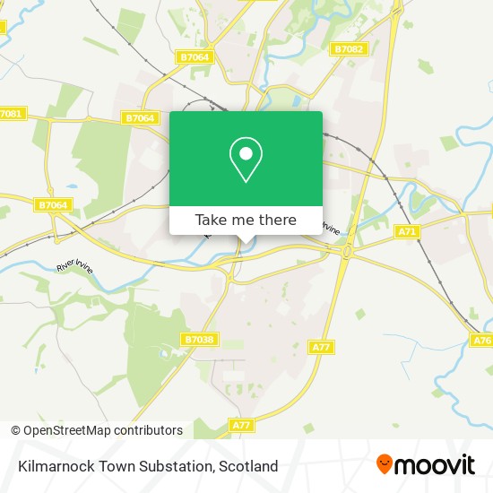 Kilmarnock Town Substation map