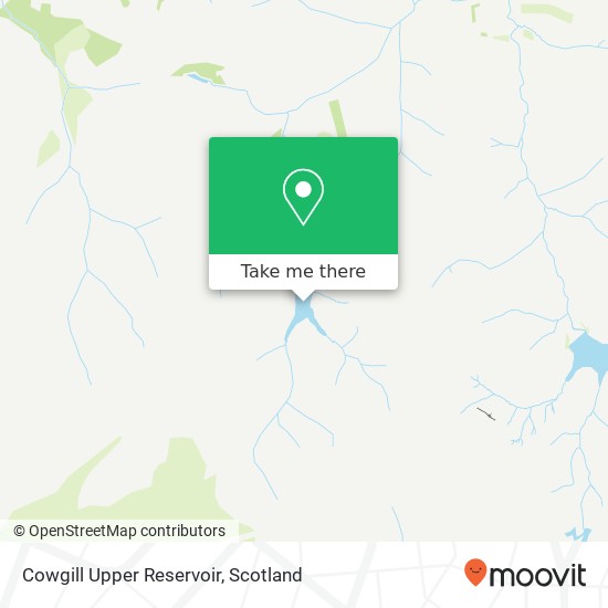 Cowgill Upper Reservoir map