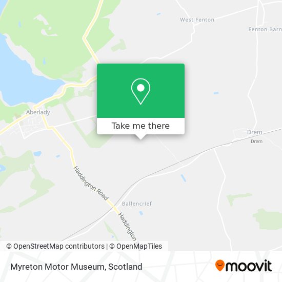 Myreton Motor Museum map