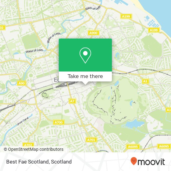 Best Fae Scotland map