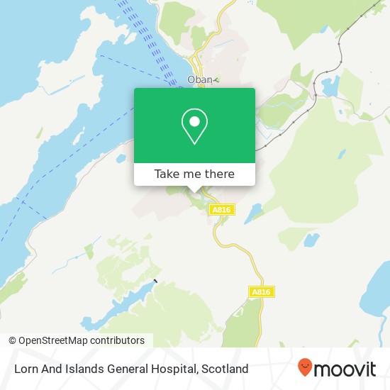 Lorn And Islands General Hospital map
