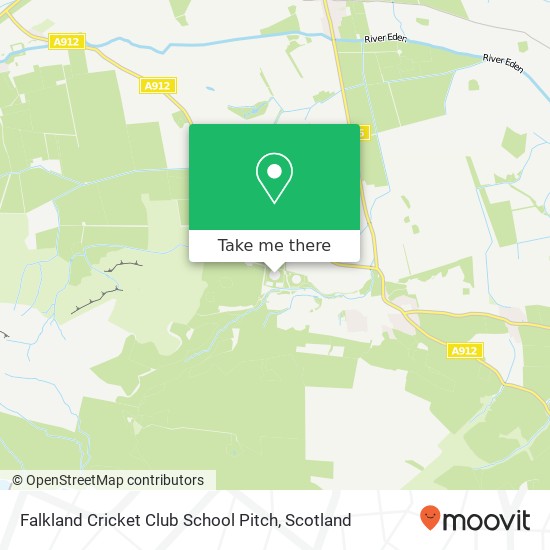 Falkland Cricket Club School Pitch map