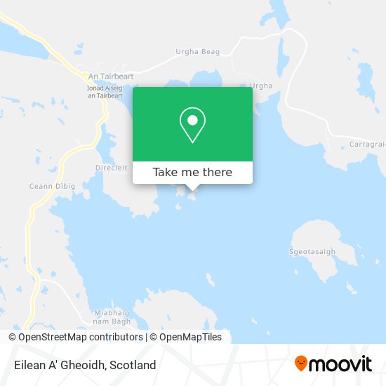 Eilean  A' Gheoidh map
