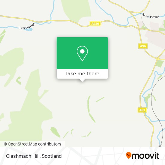 Clashmach Hill map