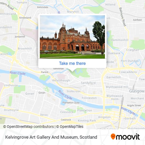 Kelvingrove Art Gallery And Museum map