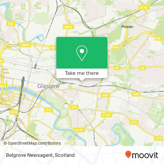 Belgrove Newsagent map
