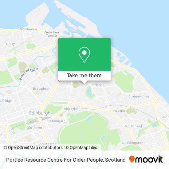 Portlee Resource Centre For Older People map