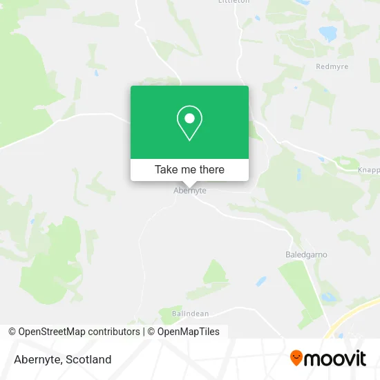 Abernyte map