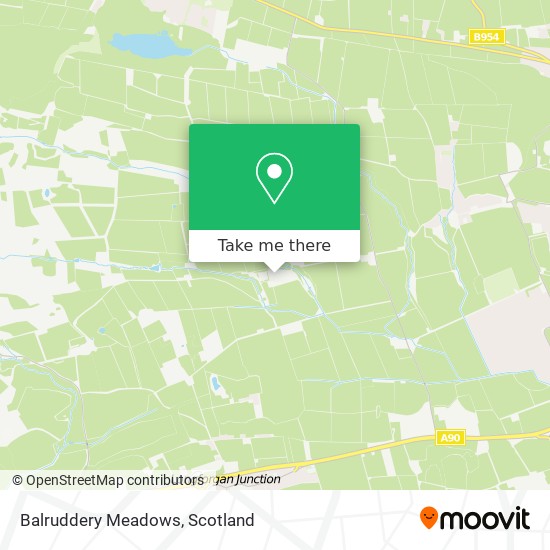 Balruddery Meadows map
