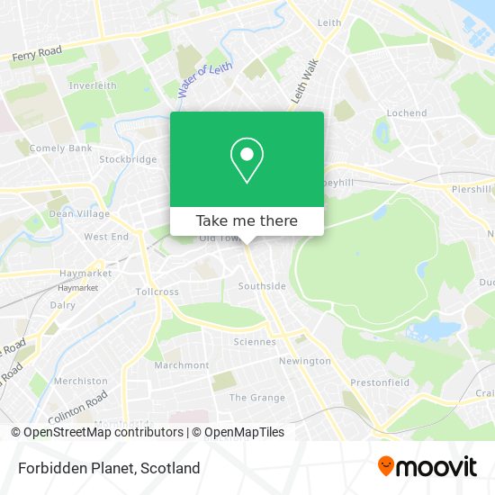 Forbidden Planet map