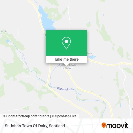 St John's Town Of Dalry map