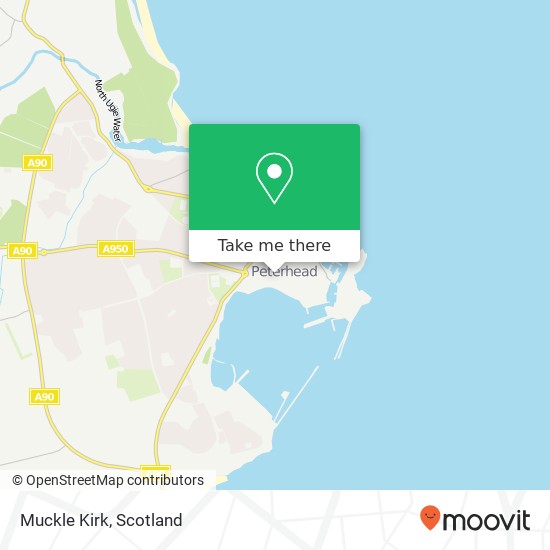 Muckle Kirk map