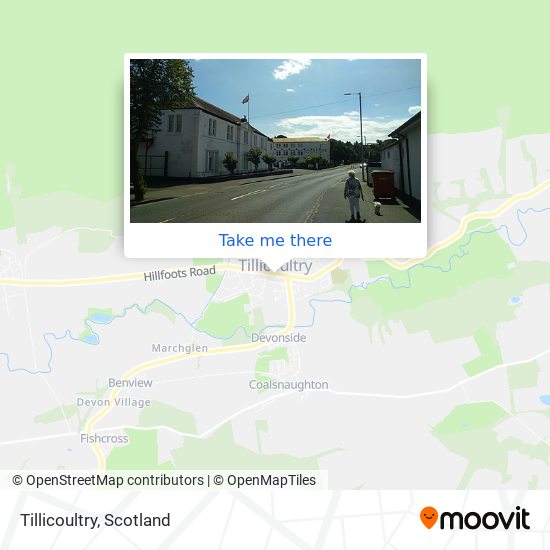 Tillicoultry map