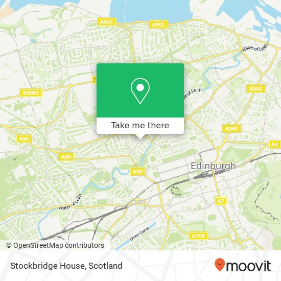 Stockbridge House map