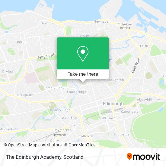 The Edinburgh Academy map