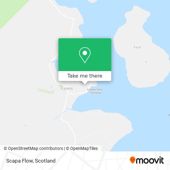 Scapa Flow map
