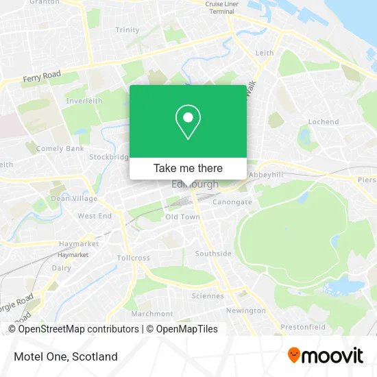 Motel One map