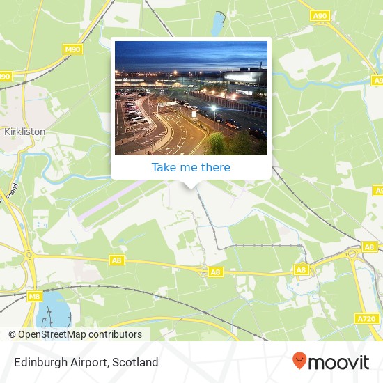 Edinburgh Airport map
