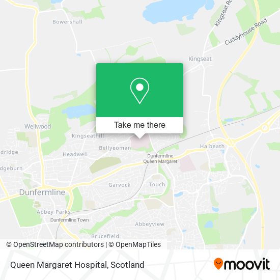 Queen Margaret Hospital map